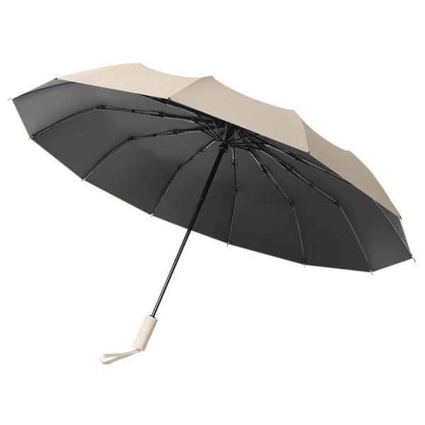 Damen Automatischer UV-Schutz Regenschirm mit doppelter Funktion