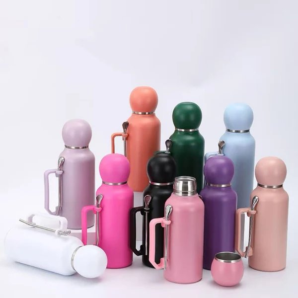 Damen isolierte Multifunktions-Trinkflasche mit integriertem Teesieb