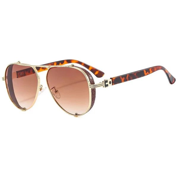 Damen modische Sonnenbrille mit innovativem retro-futuristischem Design