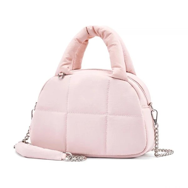 Modische Quilted Handtasche mit Abnehmbarem Schultergurt