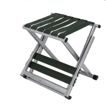 Zeitgenössischer nordischer quadratischer Nylon-Metall klappbarer Campingstuhl Fishing Chair mit Rückenlehne für den Außenbereich Patio