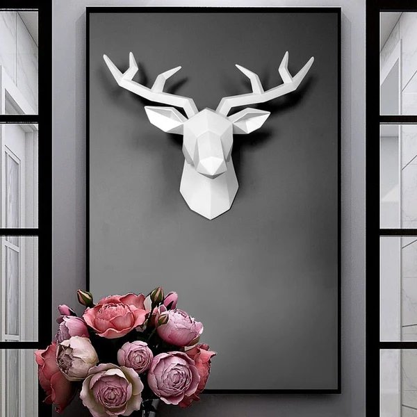 3D-Hirschfigur in modernem Design und einzigartiger Form Hover Image