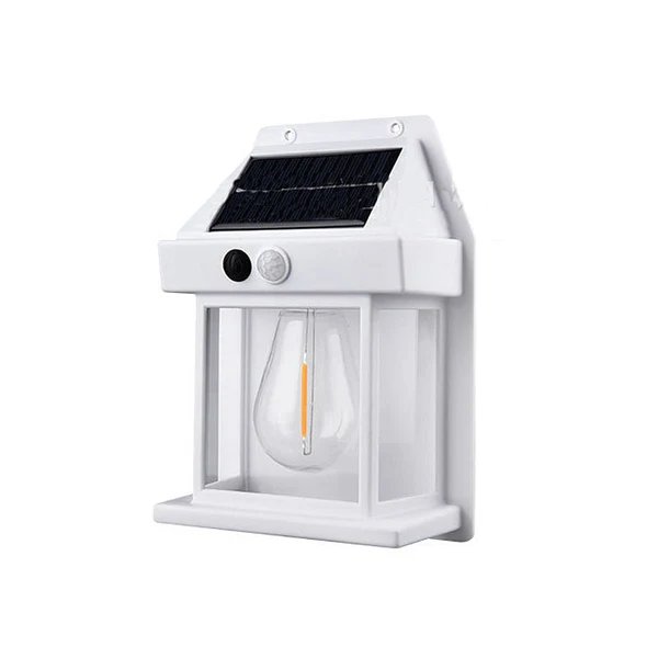 Energieeffiziente Solar-Wolfram-Lampe für Außenbeleuchtung – Wetterfest und Umweltfreundlich
