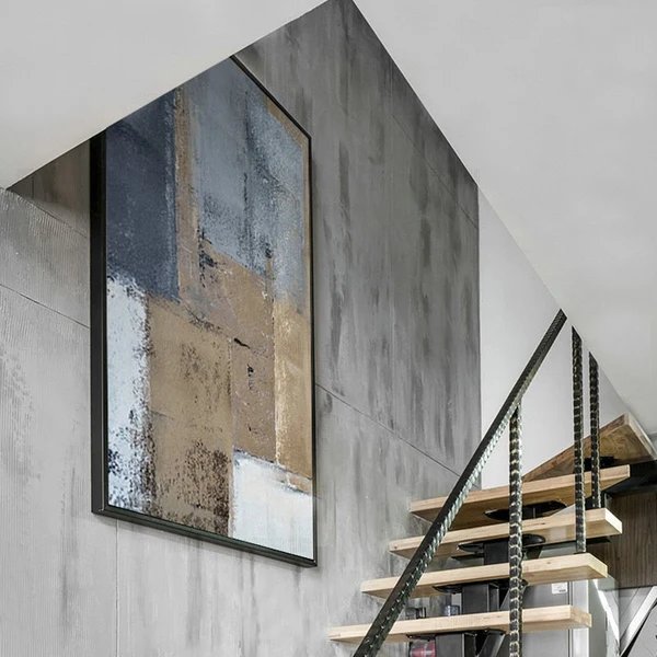 Abstrakte Vintage-Leinwanddrucke aus Europa – Wandkunst auf Leinwand Hover Image