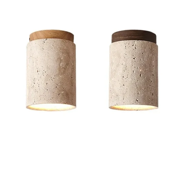 aus Travertin Raffinierte Eleganz Sanftes Licht Einzigartiges Design