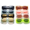 Damen modische quadratische Sonnenbrille mit unverwechselbarem Rahmen