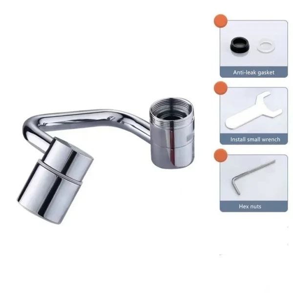 Drehbarer Multifunktions-Universeller Anti-Spritz-Wasserhahnverlängerung