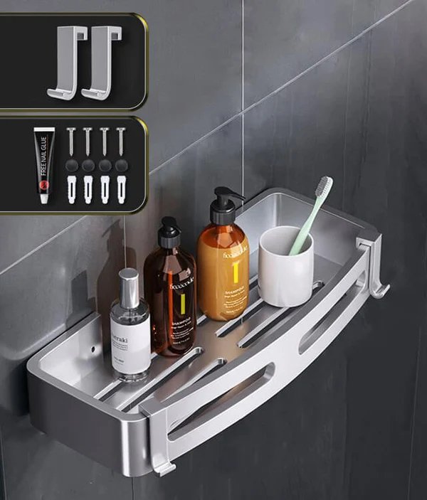 Stilvoller SilverCaddy - Perfekter Badezimmer-Organizer für alle Ihre Essentials