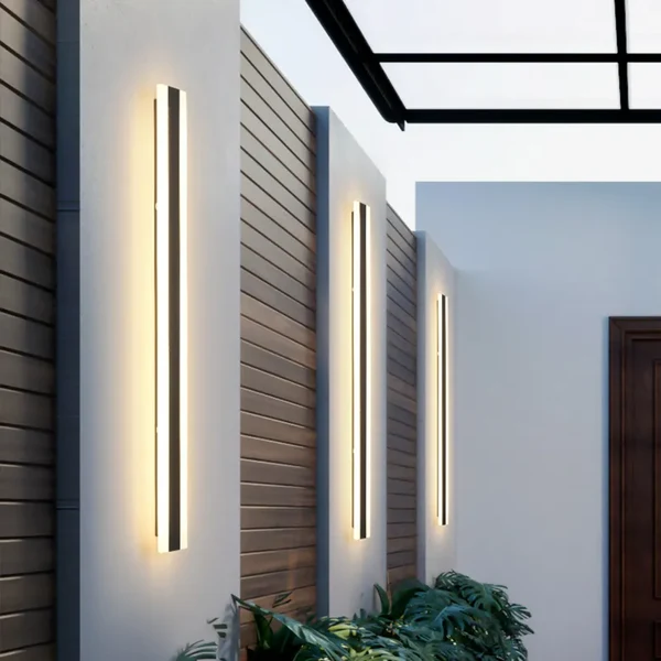 Wetterfeste LED-Außenwandleuchte | Modernes Design für Garten, Terrasse & Fassade | Wasserdicht IP65 | Energieeffizient
