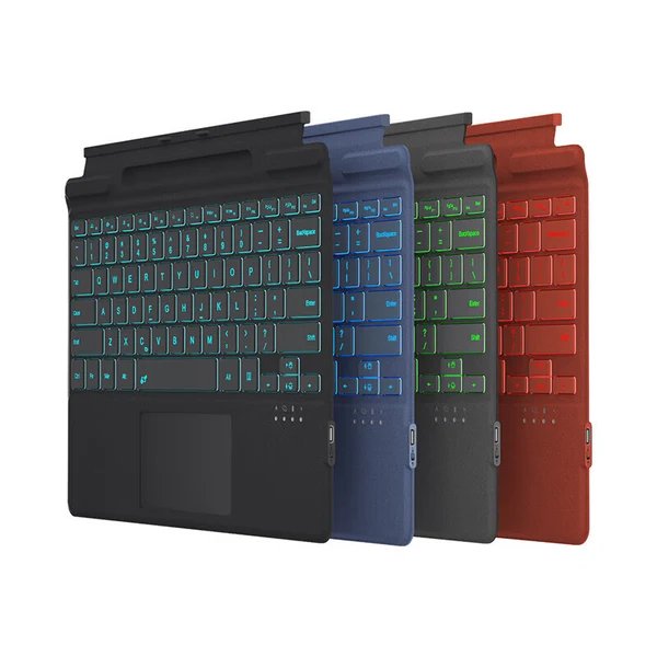 Beleuchtete Touchpad-Tastatur-Hülle Hover Image