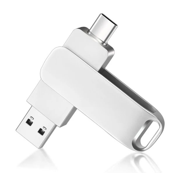 Dual-Connector USB OTG Flash Drive Hover Image