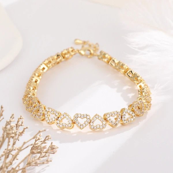 Liebe Herzen Diamantarmband