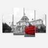 London Red Bus - Leinwand Wandkunst Gemälde