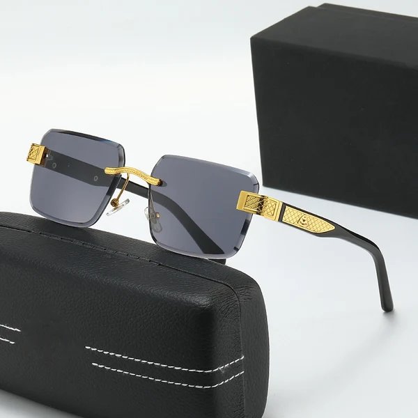 Damen elegante Sonnenbrille mit luxuriösem, glitzerndem Rahmen