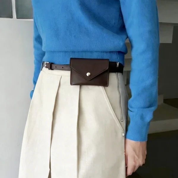 Leder Mini Pouch Gürteltasche