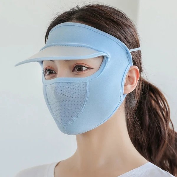 Atemberaubender UV-Schutz Outdoor Sonnenhut Maske