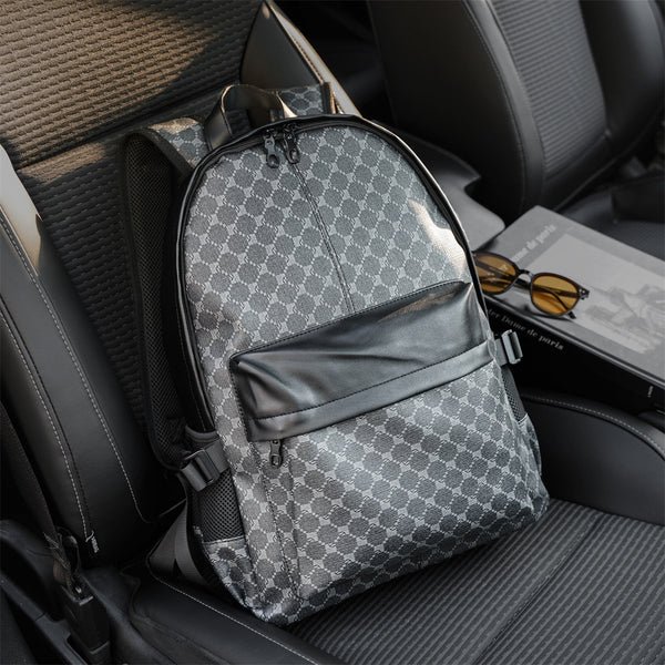 Modischer City-Rucksack mit Stilvollem Muster und Robustem Außenmaterial