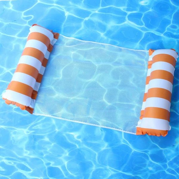 Damen Schwimmsteg mit aufblasbaren Rollen