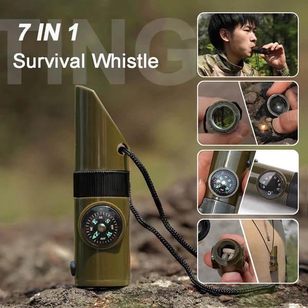 7in1 Tragbares Überlebenswerkzeug für Outdoor-Camping Hover Image