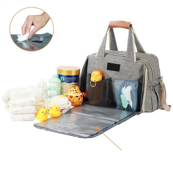 Damen Wickeltasche mit integriertem Wickelunterlage