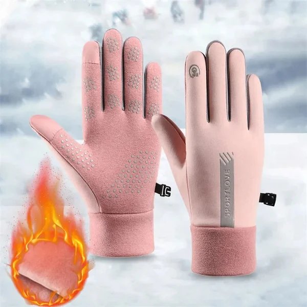 Wasserdichter, rutschfester und kältebeständiger Finger-Touchscreen-Handschuh