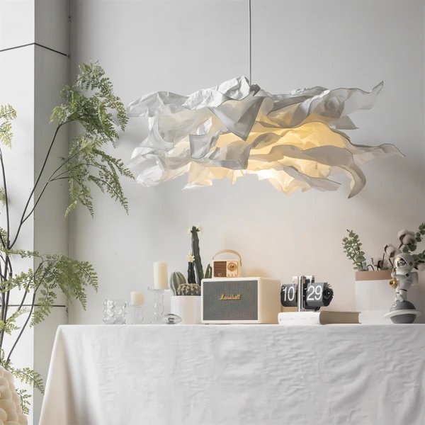 Creative Clouds Pendelleuchte – DIY Papier-Deckenlampe mit künstlerischem Reiz