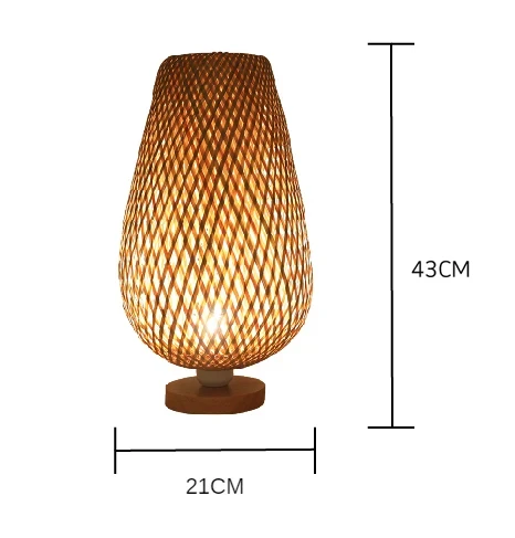 RetroBambooCraft - Vintage Bambus Handgefertigte Lampen