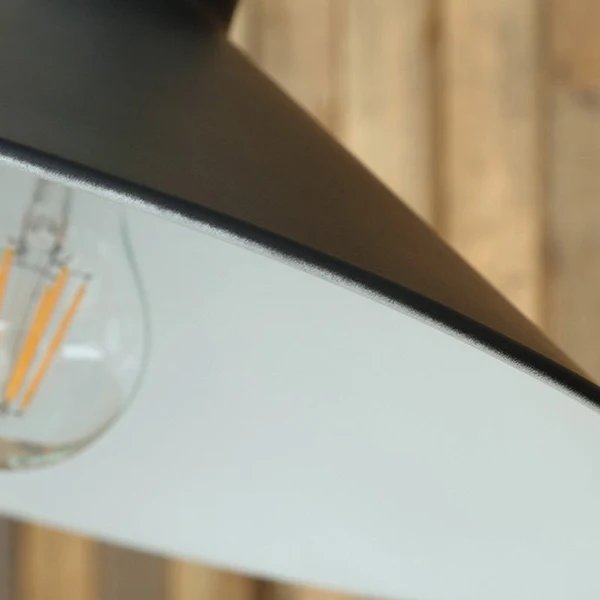 Zeitgenössische Retro Wasserdichte Eisen Runde 1-Licht Wand Sconces Lampe Für Garten Hover Image