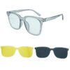 Damen Modische Sonnenbrille im trendigen Oversized-Stil
