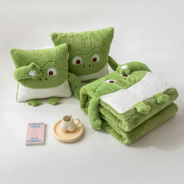 Gemütliche Träume Mini Monster Quiltkissen Blanket