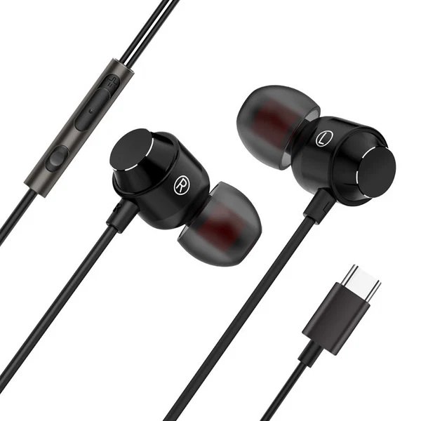 Herren High-Fidelity Geräuschunterdrückende In-Ear-Ohrhörer mit USB-C-Anschluss