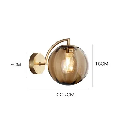 Luxus Moderne Glas Wandlampe - CrystalGlow