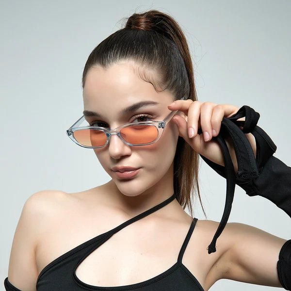 Damen modische Sonnenbrille mit einzigartigem Design und UV-Schutz