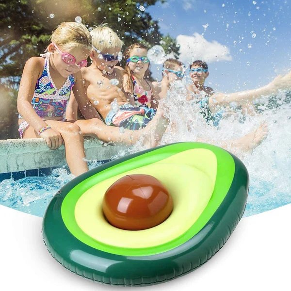 Damen aufblasbare Avocado-Schwimmliege