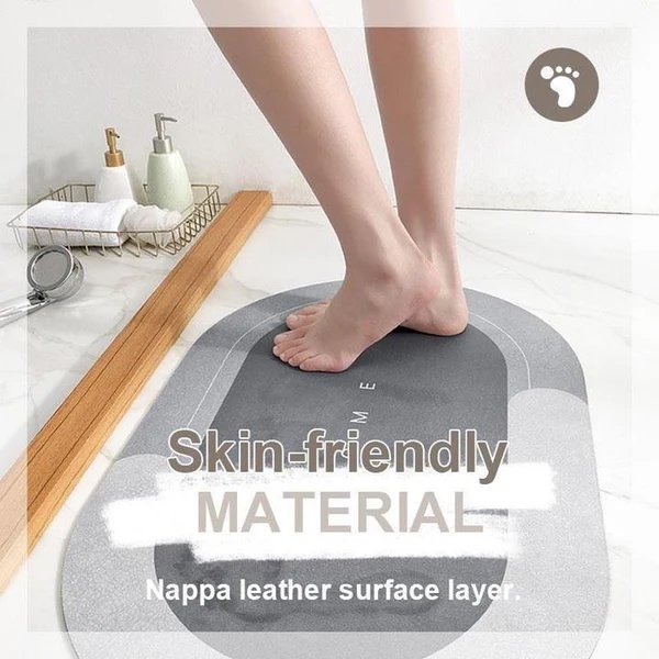 Superabsorbierende Fußmatte für Zuhause, Badezimmer Weiche schnell trocknende Matte