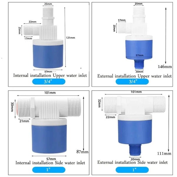 Automatisches Wasserstandventil – Keine Elektrizität, Steuerung & Überlauf Risiko Hover Image
