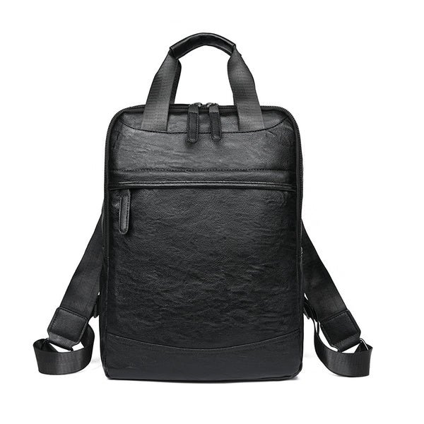 Eleganter Leder Laptop Rucksack