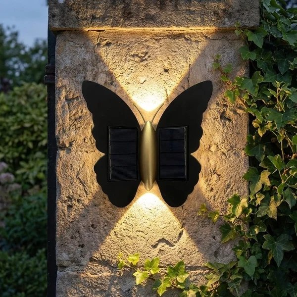 Butterfly Life Solarbetriebene Außenlampe