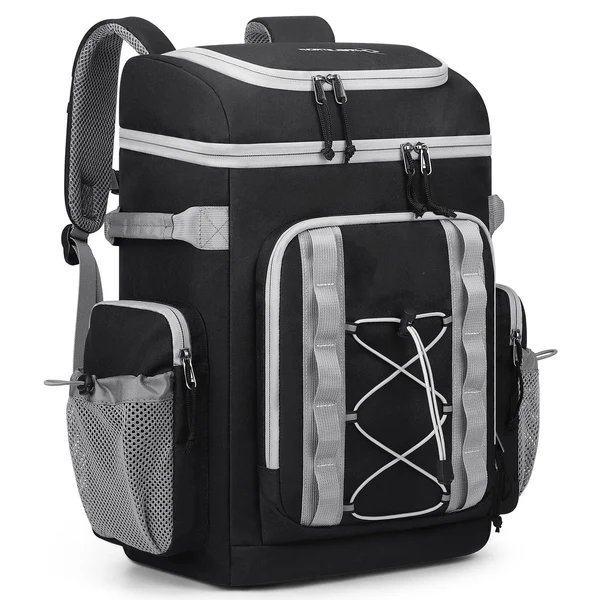 Unisex Multifunktionaler Rucksack mit isolierten Fächern und praktischen Seitentaschen