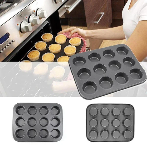 12 Formen Muffin- und Cupcake-Tablett