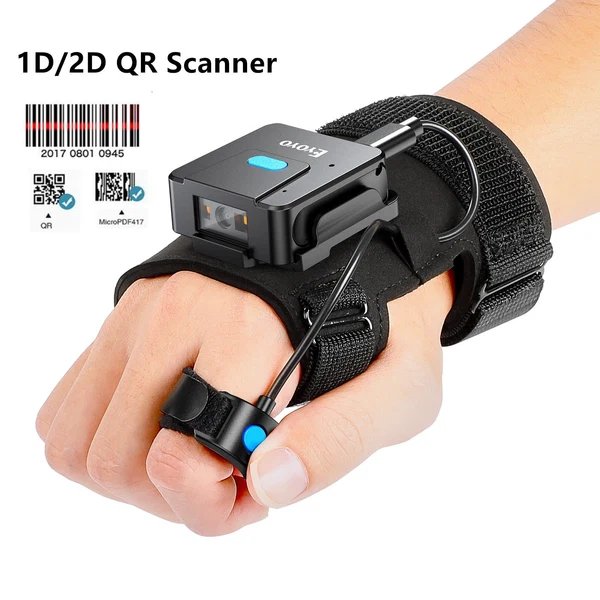 Smart Scan Bluetooth Barcode Reader Handschuh