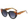 Damen modische Oversized-Sonnenbrille mit einzigartigem Design