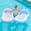 Unisex Aufblasbarer Sonnensitz mit Netzboden