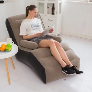 Damen Aufblasbares Komfort-Sofa mit ergonomischer Rückenlehne Hover Image