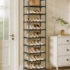 SlimStack Schuhregal 10 Ebenen – Platzsparendes Aufbewahrungssystem