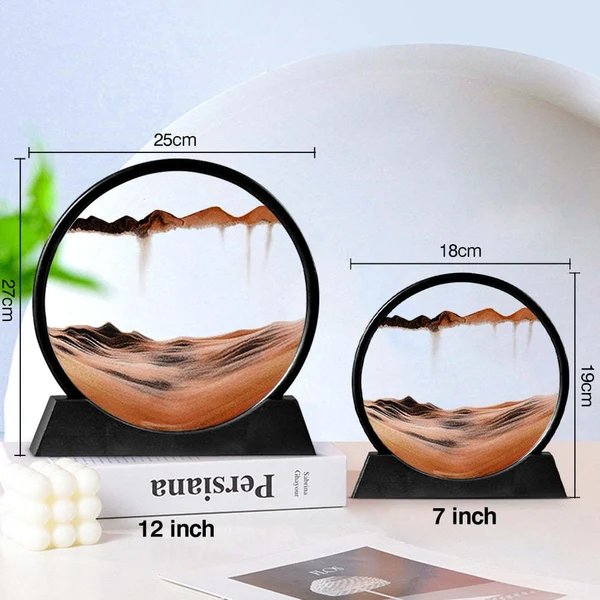 3D-Landschaft der Tiefsee-Stundenglas