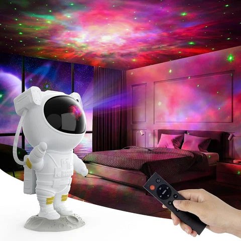 Sternenhimmel Astronaut | LED Galaxy Projektor Nachtlicht für Schlafzimmer & Kinder
