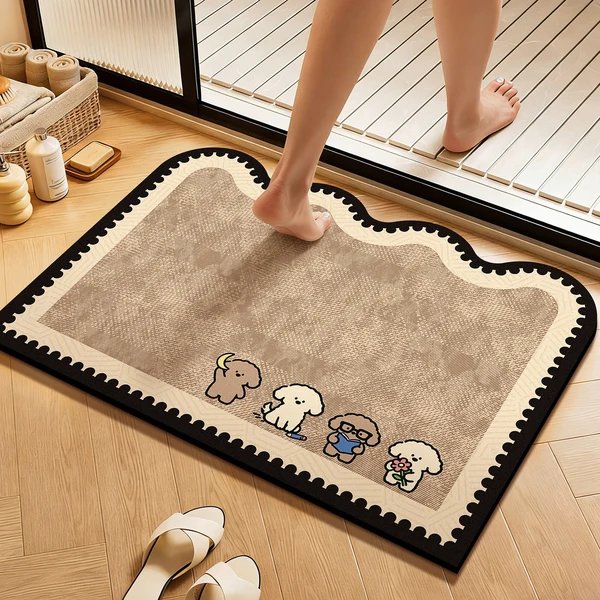 WoCute Cartoon Badematte
