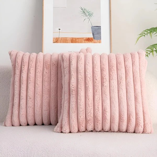 Weiches dekoratives Kissenbezug – gemütlich und komfortabel | Ideal für Sofa und Bett