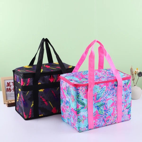 Damen isolierte Kühltasche mit festem Griff